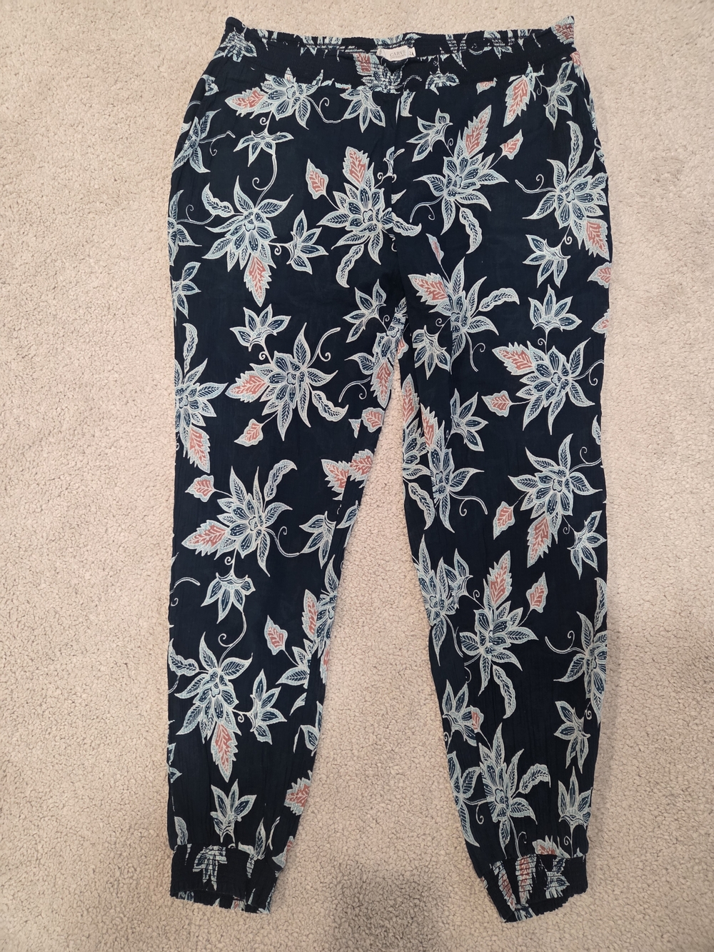 Carve Designs Cotton Beach Pant L